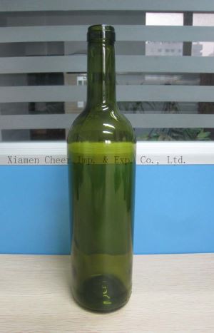 Botol Wain Borong Kaca Bordeaux botol 750ml Dark Green (PT750-1313 DG)