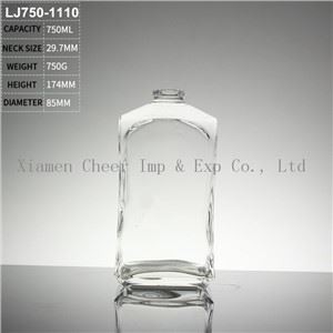 750ml Botol Kaca Putih Kristal Untuk Arak