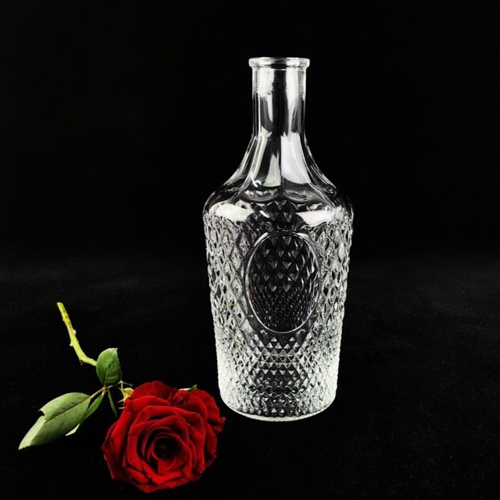 Liquor Bottle Black And White